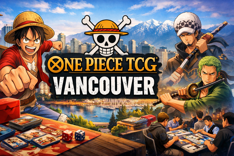 One Piece TCG Vancouver gameplay and tournaments at Vaulted Icons