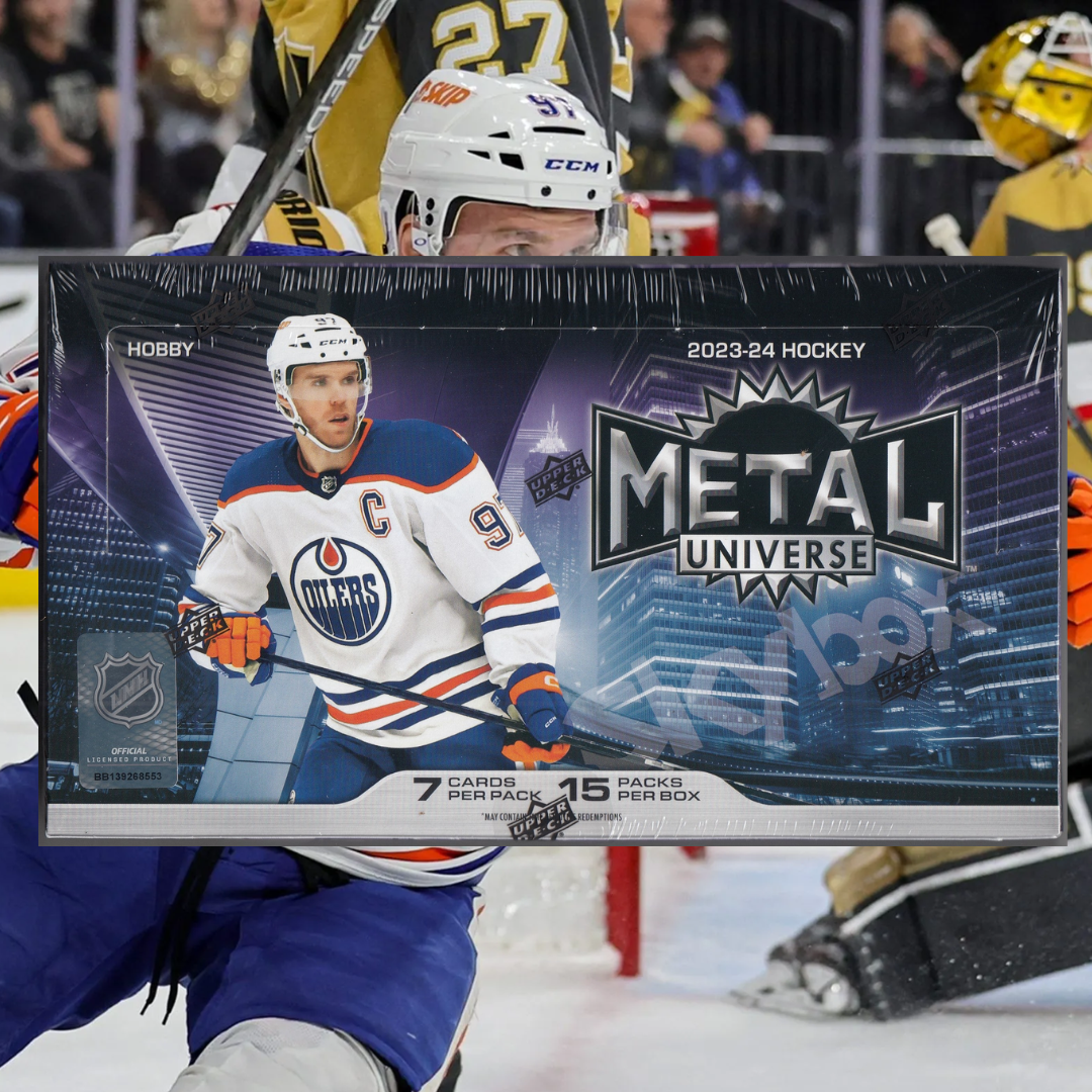 2023-24 Upper Deck Metal Universe Hockey Hobby Box | Vaulted Icons | Buy Hockey Cards Vancouver