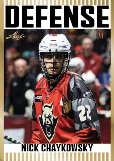 2025-26 Leaf NLL National Lacrosse League Hobby Box (Pre-Order) | Vaulted Icons | Nick Chaykowsky