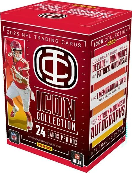 2025 Panini Patrick Mahomes Icon Collection Football Blaster Box