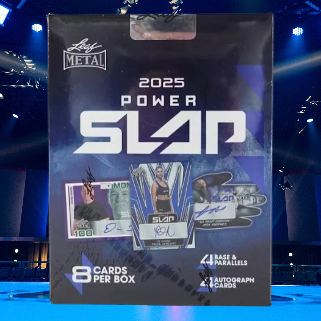 2025 Leaf Metal Power Slap Trading Cards Hobby Box