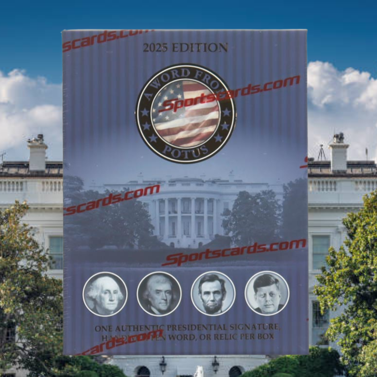 2025 POTUS A Word from the President hobby box presidential trading cards sealed