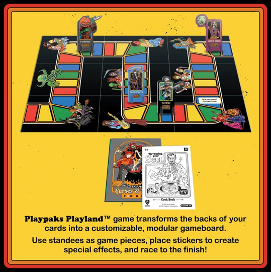 2026 Cryptozoic Steven Rhodes Playpaks: Frightful Fun Series 1 Gravity Feed Box – 24 Packs (Pre-Order) | Vaulted Icons | Game