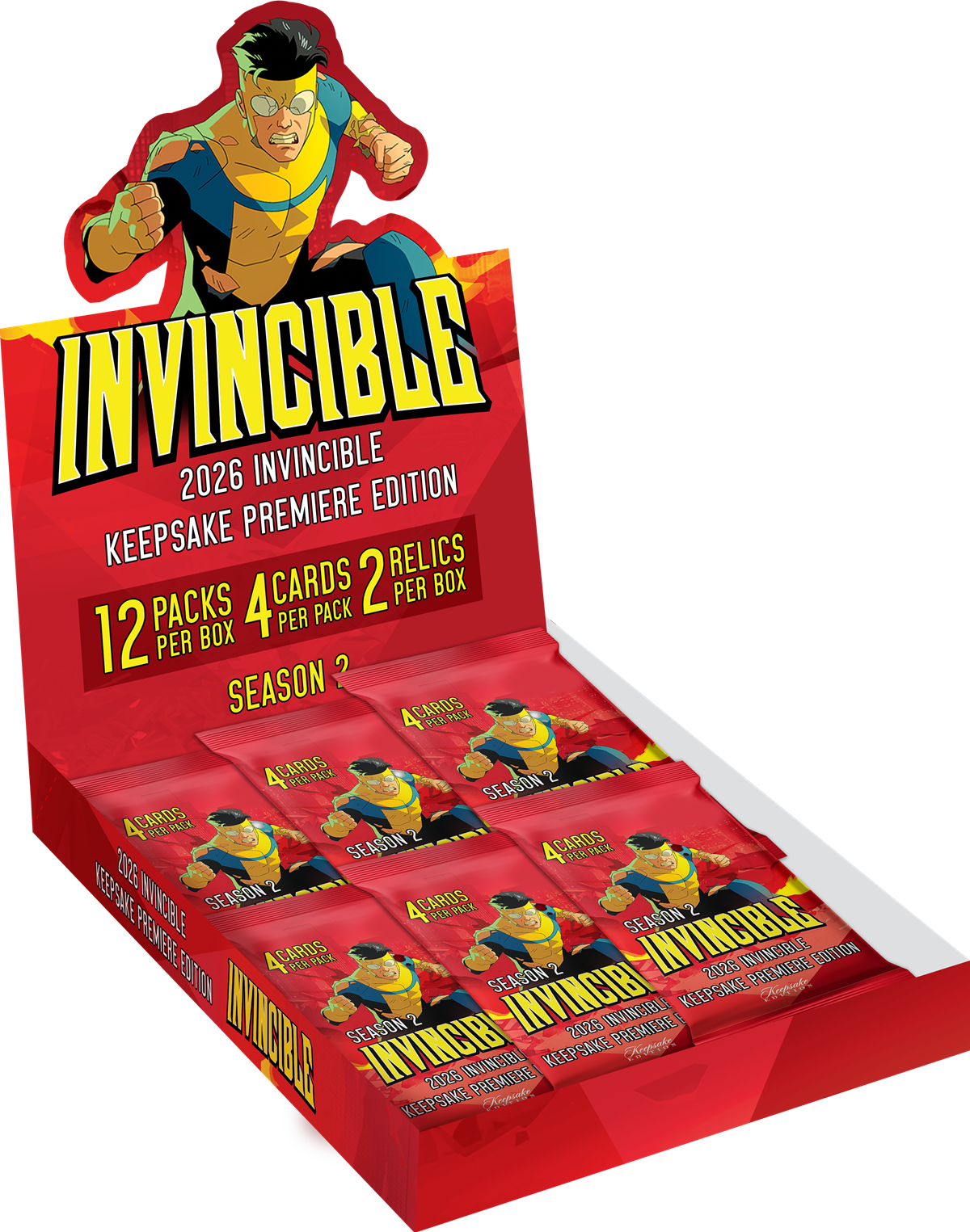 2026 Keepsake Invincible Season 2 Premiere Hobby Box (Pre-Order) | Vaulted Icons