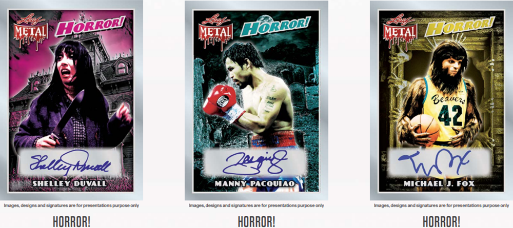 2026 Leaf Metal Halloween Multi-Sport Hobby Box (Pre-Order) | Vaulted Icons | Base Auto | Horror