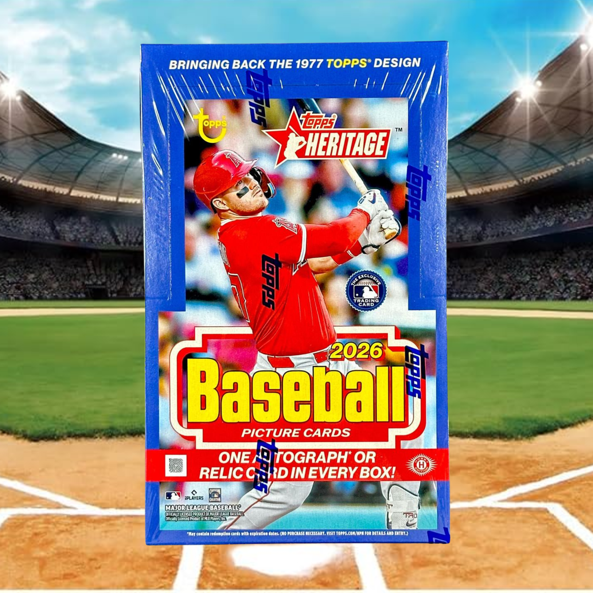 2026 Topps Heritage Baseball Hobby Box | Buy Baseball Cards Canada | Vaulted Icons Sports Cards