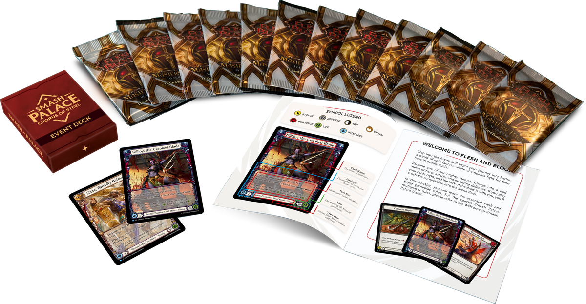 Flesh and Blood TCG – Smash Palace: Chorus of Steel Multiplayer Box Set (Pre-Order)  | Vaulted Icons | Boardgame