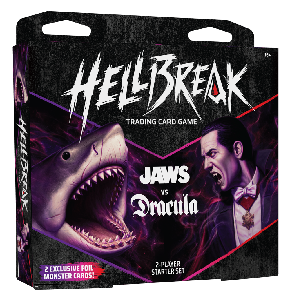 Hellbreak TCG: Dawn of Terror 2-Player Starter Set – Jaws vs. Dracula (Pre-Order) | Vaulted