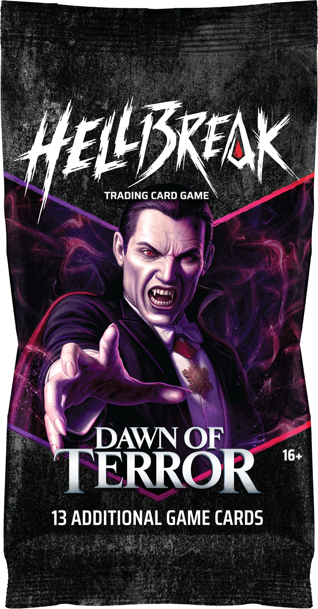 Hellbreak TCG: Dawn of Terror Booster Display – 24 Packs (Pre-Order) | Vaulted Icons | Trading Card Game | Dawn of Terror | 13 Additional Game Cards