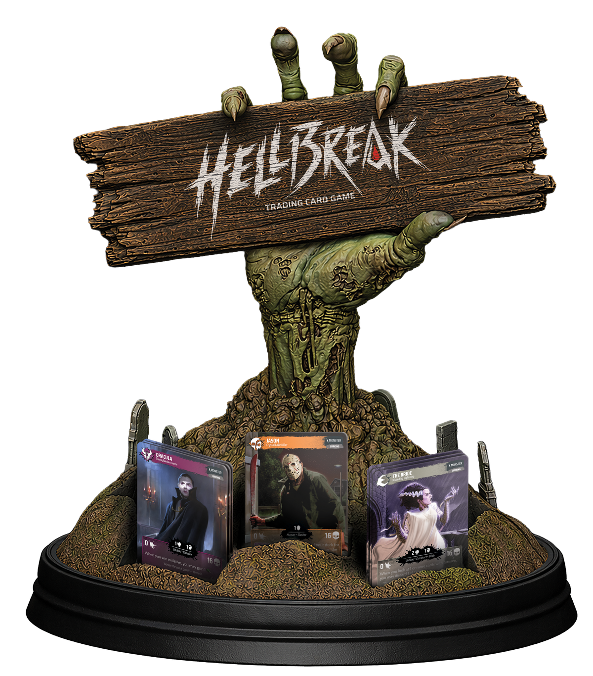 Hellbreak TCG: Dawn of Terror – Graveyard Station Statue (Pre-Order) | Vaulted Icons | Statue