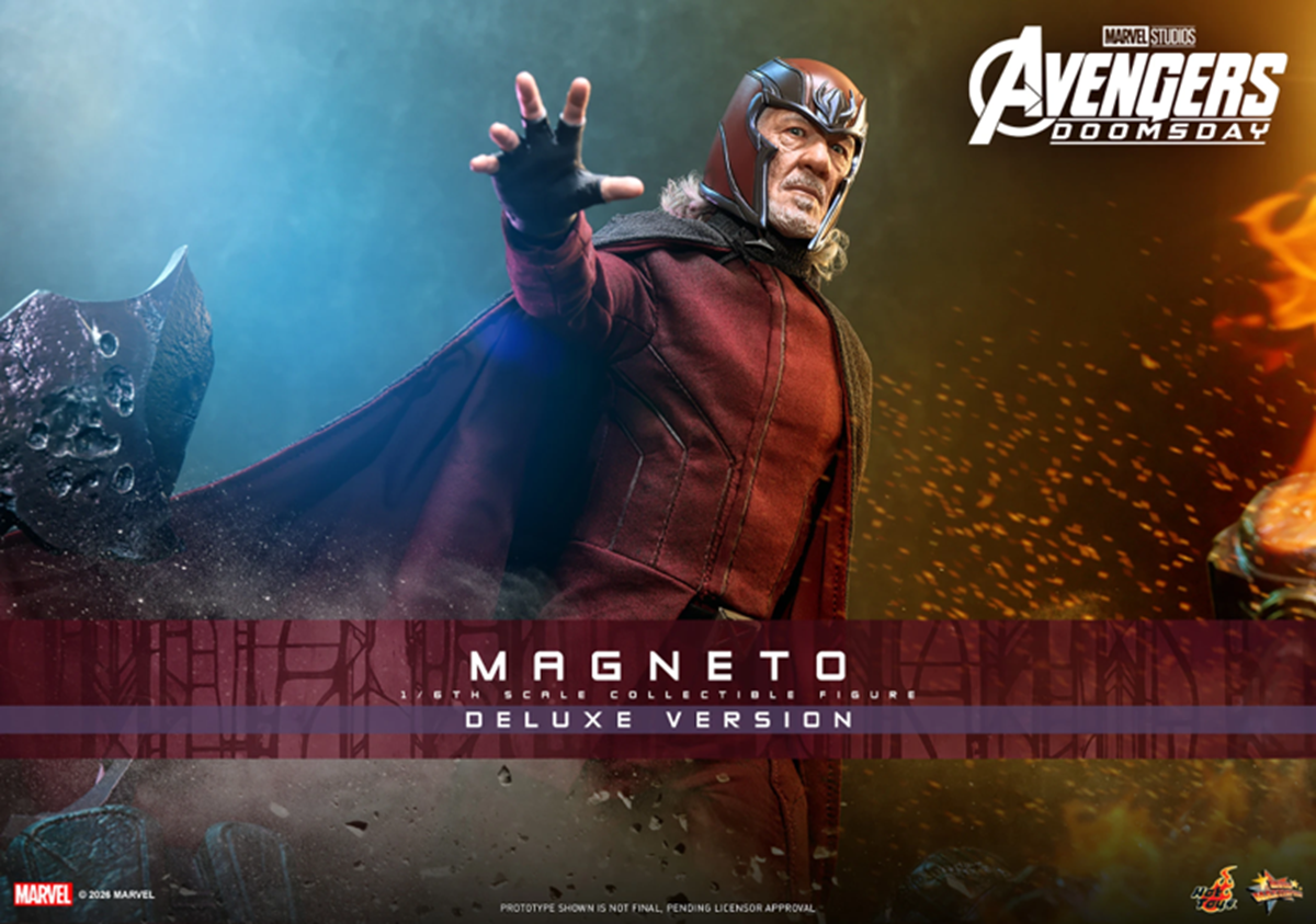 Hot Toys Avengers: Doomsday Magneto 1:6 Scale Collectible Figure (Deluxe Version) – MMS913 | Vaulted Icons