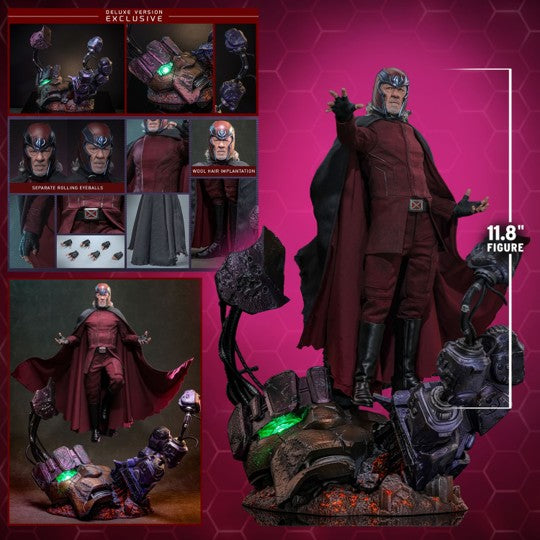 Hot Toys Avengers: Doomsday Magneto 1:6 Scale Collectible Figure (Deluxe Version) – MMS913 | Vaulted Icons | Figure