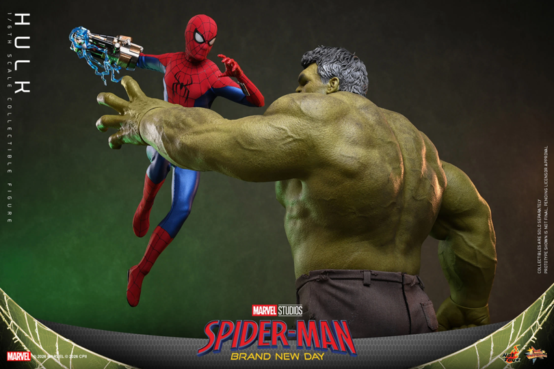 Hot Toys Spider-Man: Brand New Day – Hulk 1:6 Scale Collectible Figure | Vaulted Icons | Spider-Man: Brand New Day