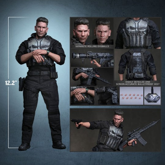 Hot Toys The Punisher 1:6 Scale Collectible Figure – MMS904 | Vaulted Icons | Figures