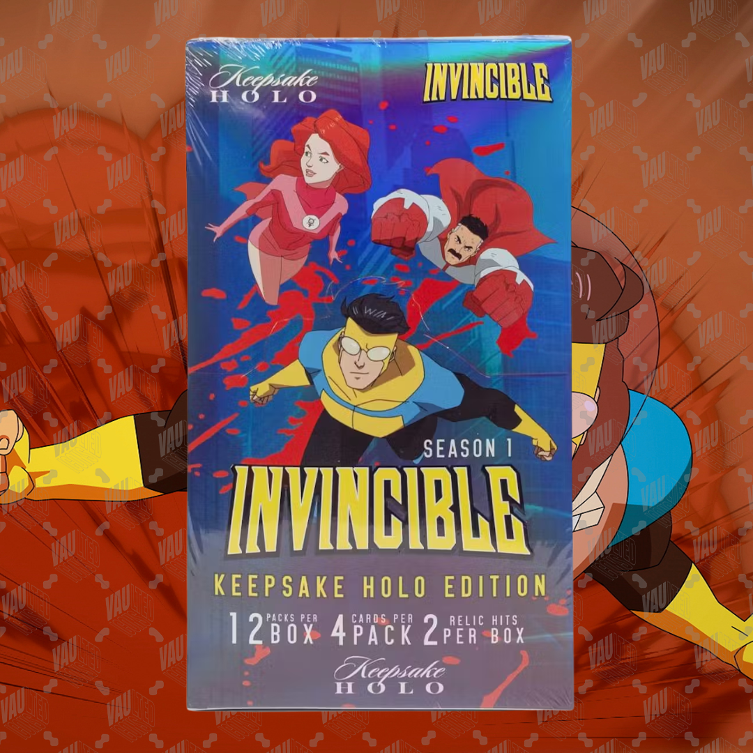 Invincible Season 1 Keepsake Holo Edition Hobby Box | Vaulted Icons | Superhero Trading Cards Canada