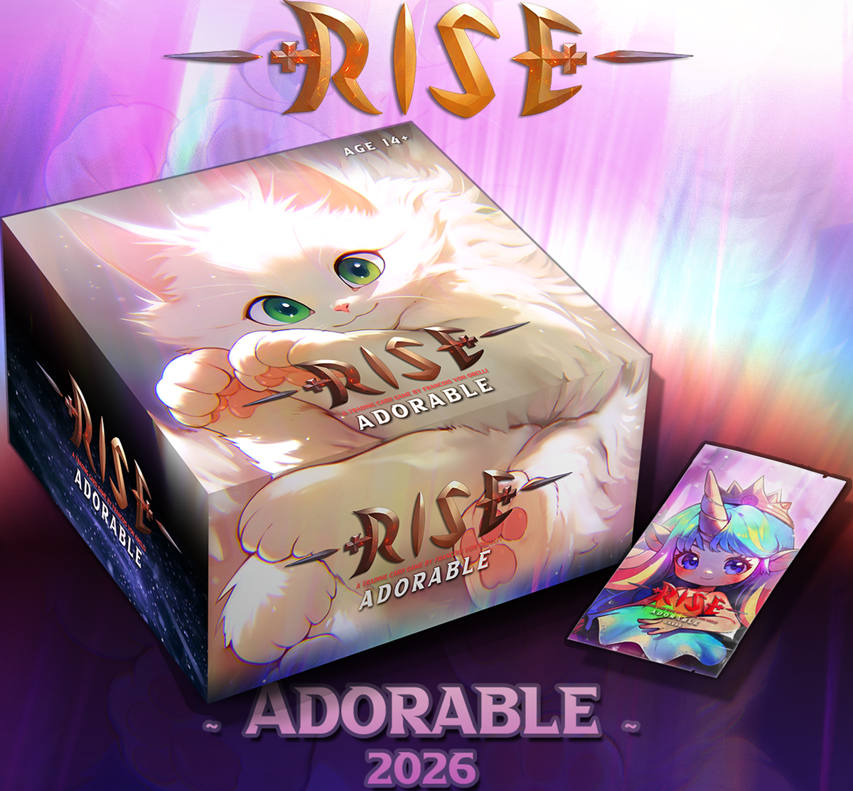 RISE TCG: Adorable Booster 24-Pack Display – English (Pre-Order) | Vaulted Icons